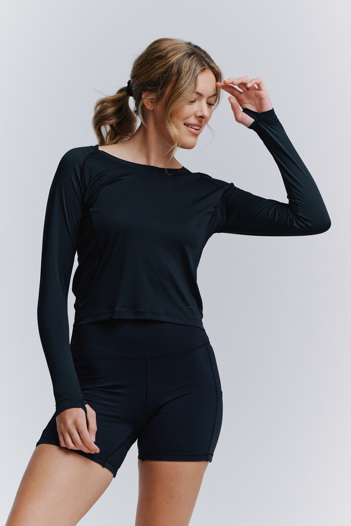 Women's Destin L/S Tech Tee - Waist Fit